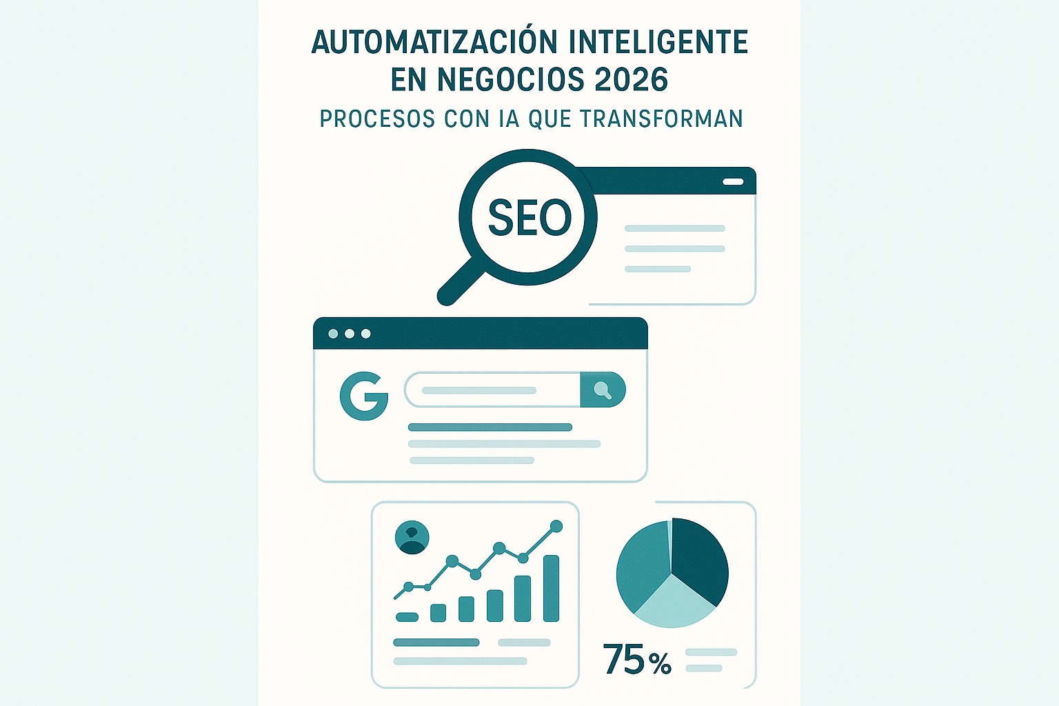 Infografia: Automatización Inteligente en Negocios 2026: Procesos con IA que Transforman