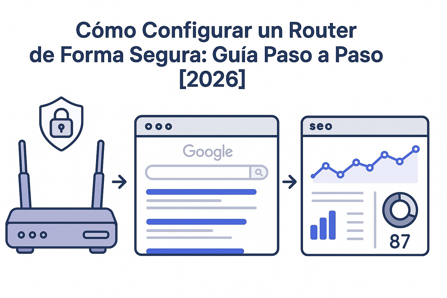 Diagrama sobre configuracion router guia