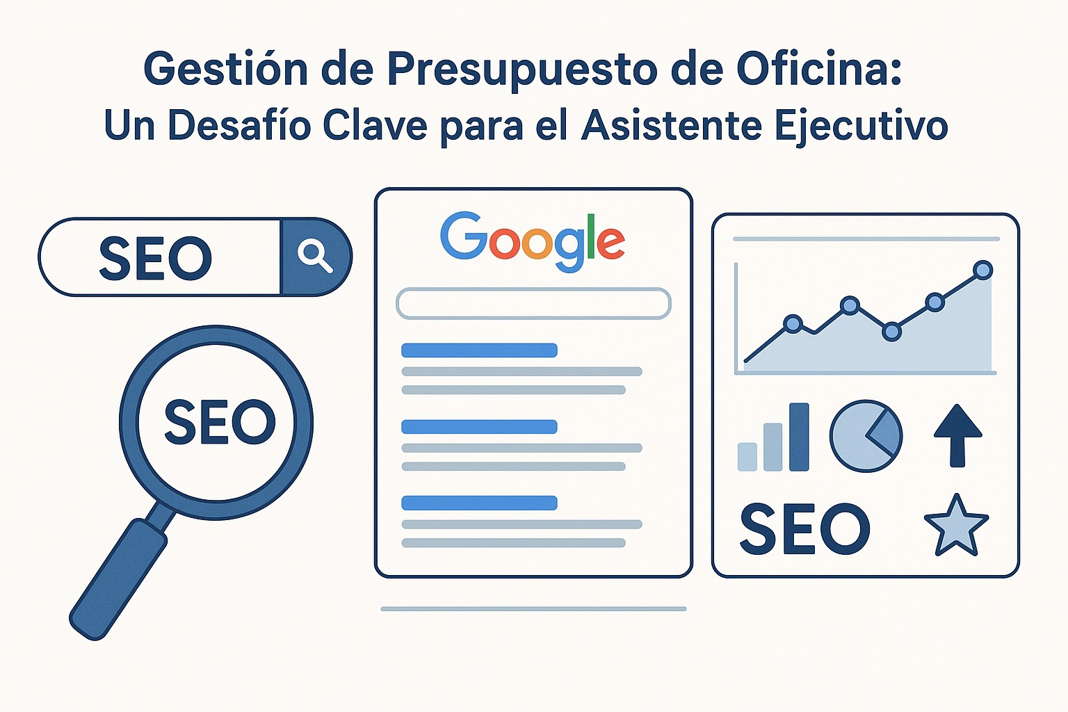 Asistente ejecutivo analizando un gráfico de gastos de oficina en una tablet