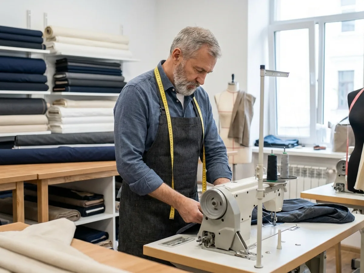 Sastre especializado trabajando en Panam&aacute;