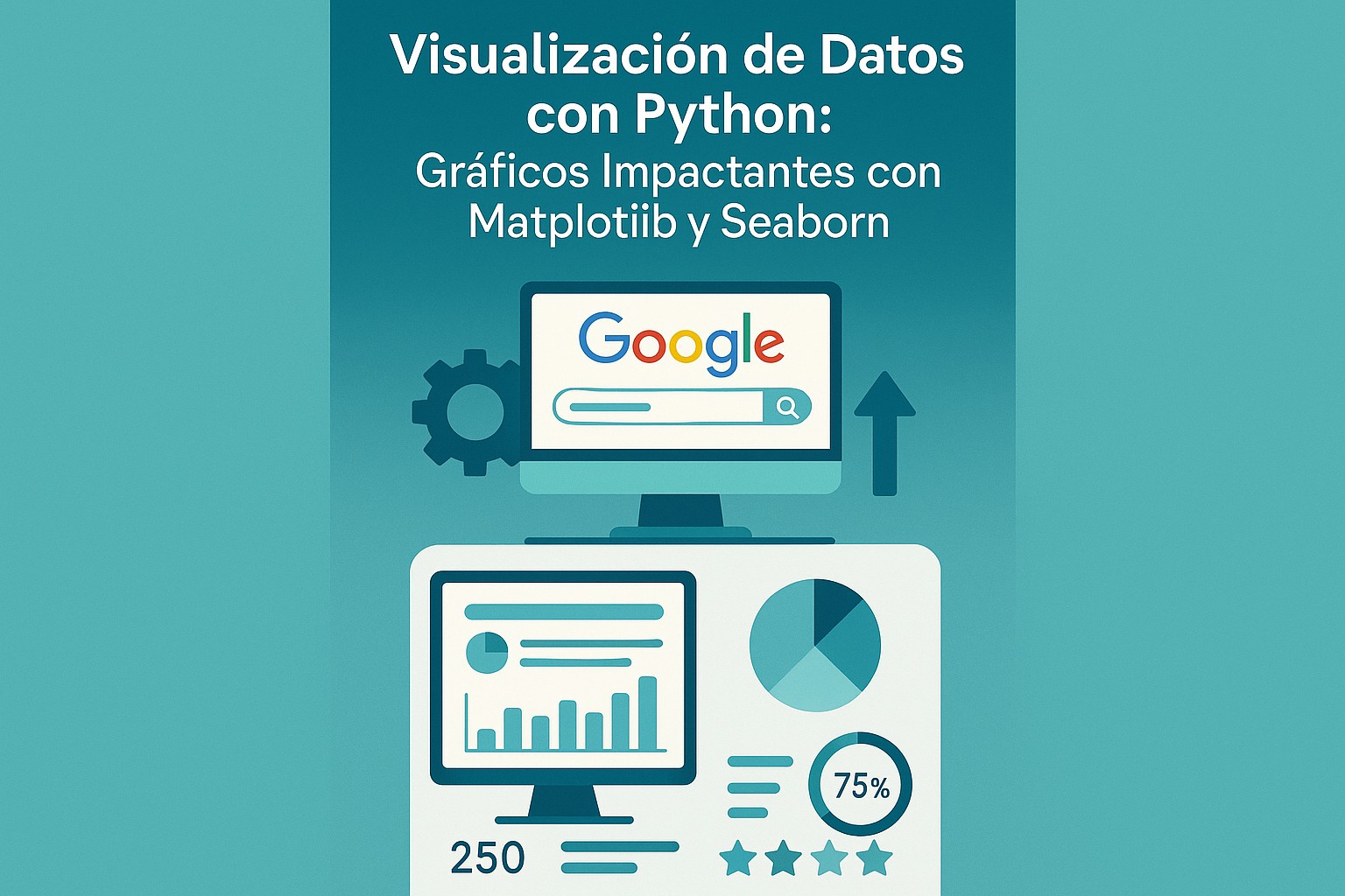 Infografía: conceptos clave de Visualización de Datos con Python: Gráficos Impactantes con Matplotlib y Seaborn